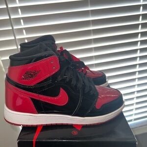 Jordan 1 Patent Bred Leather